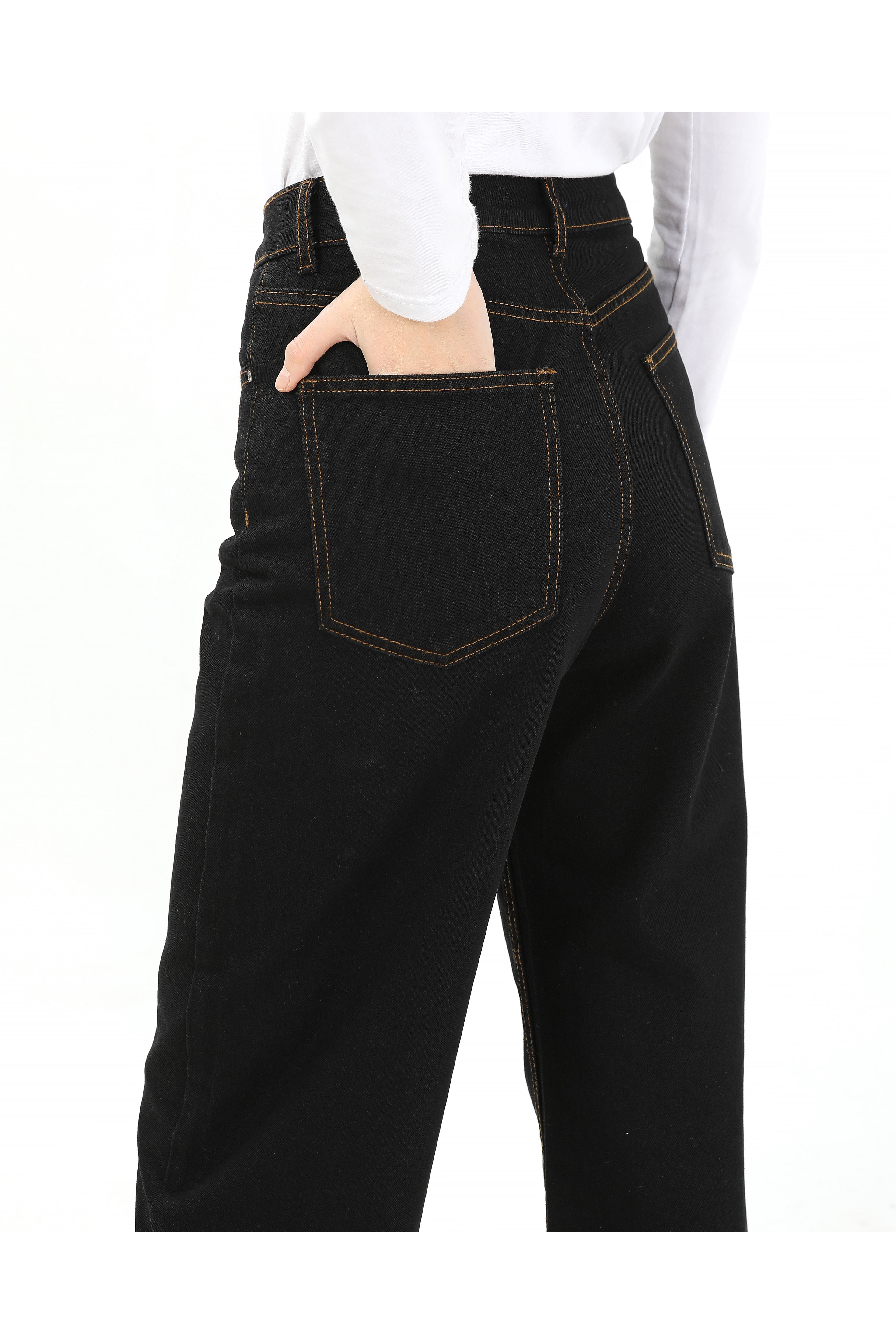 BÜYÜK BEDEN KADIN PANTOLON- SİYAH