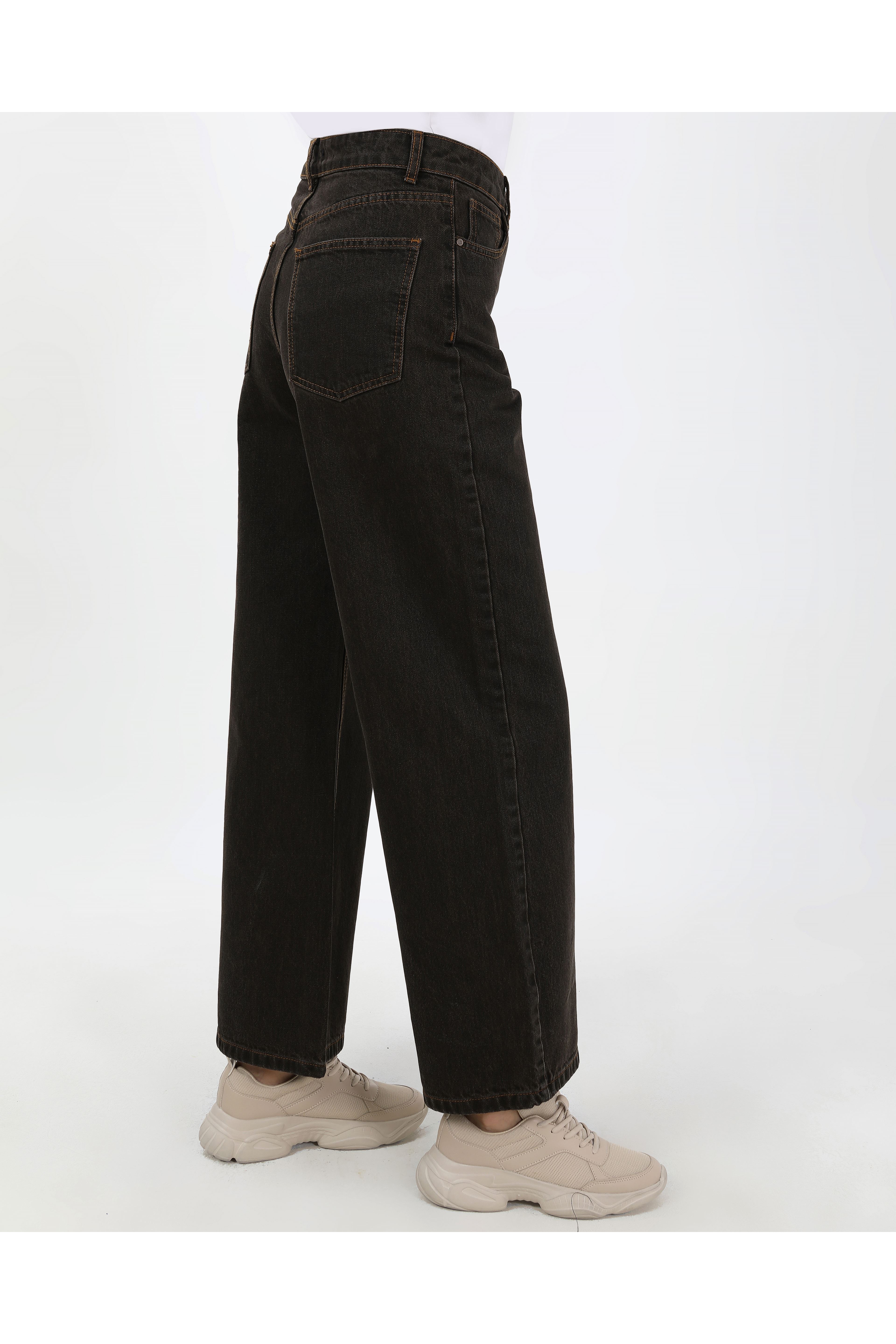 BÜYÜK BEDEN KADIN PANTOLON- KAHVE