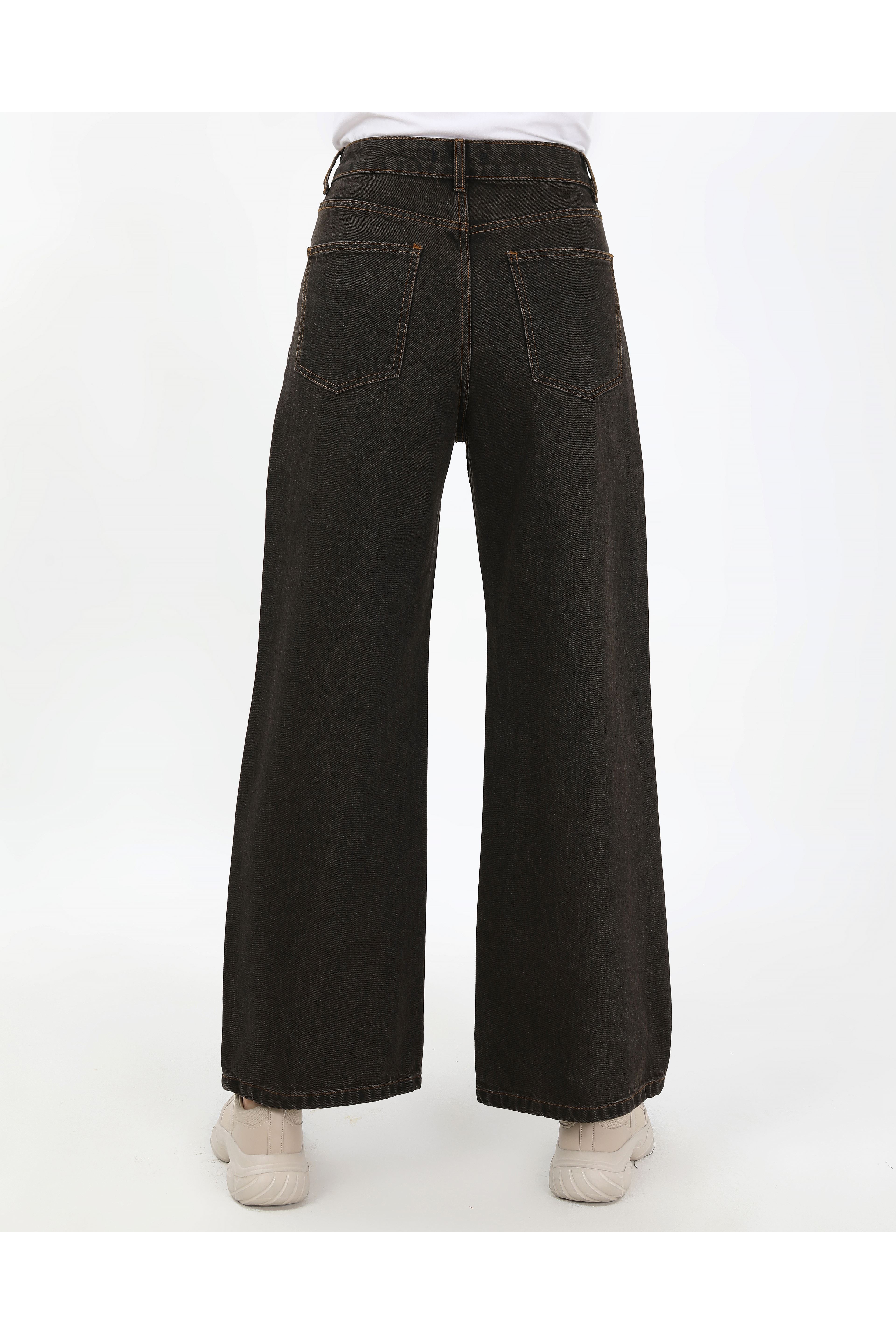 BÜYÜK BEDEN KADIN PANTOLON- KAHVE