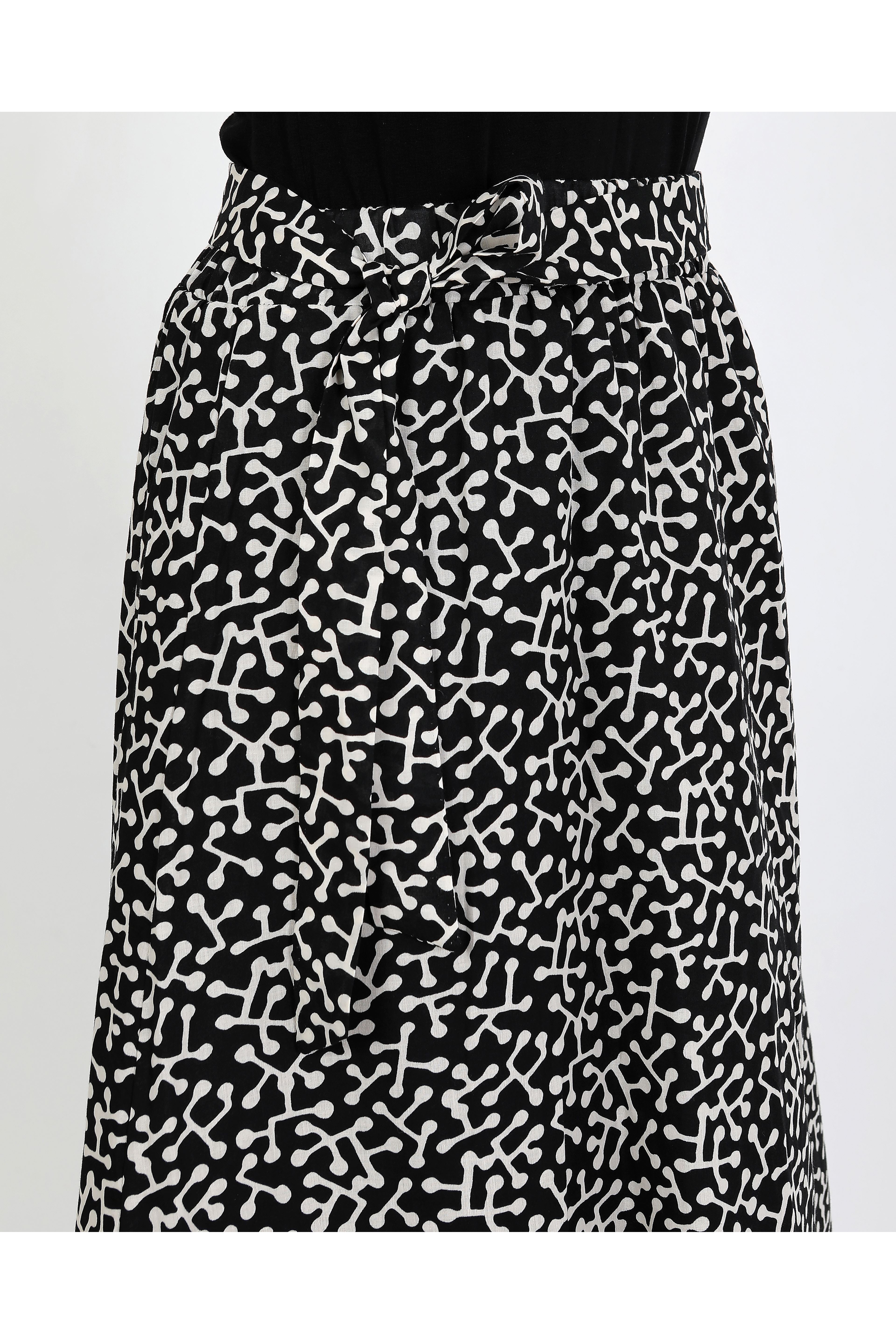 Kuşaklı Mevlana Etek Siyah