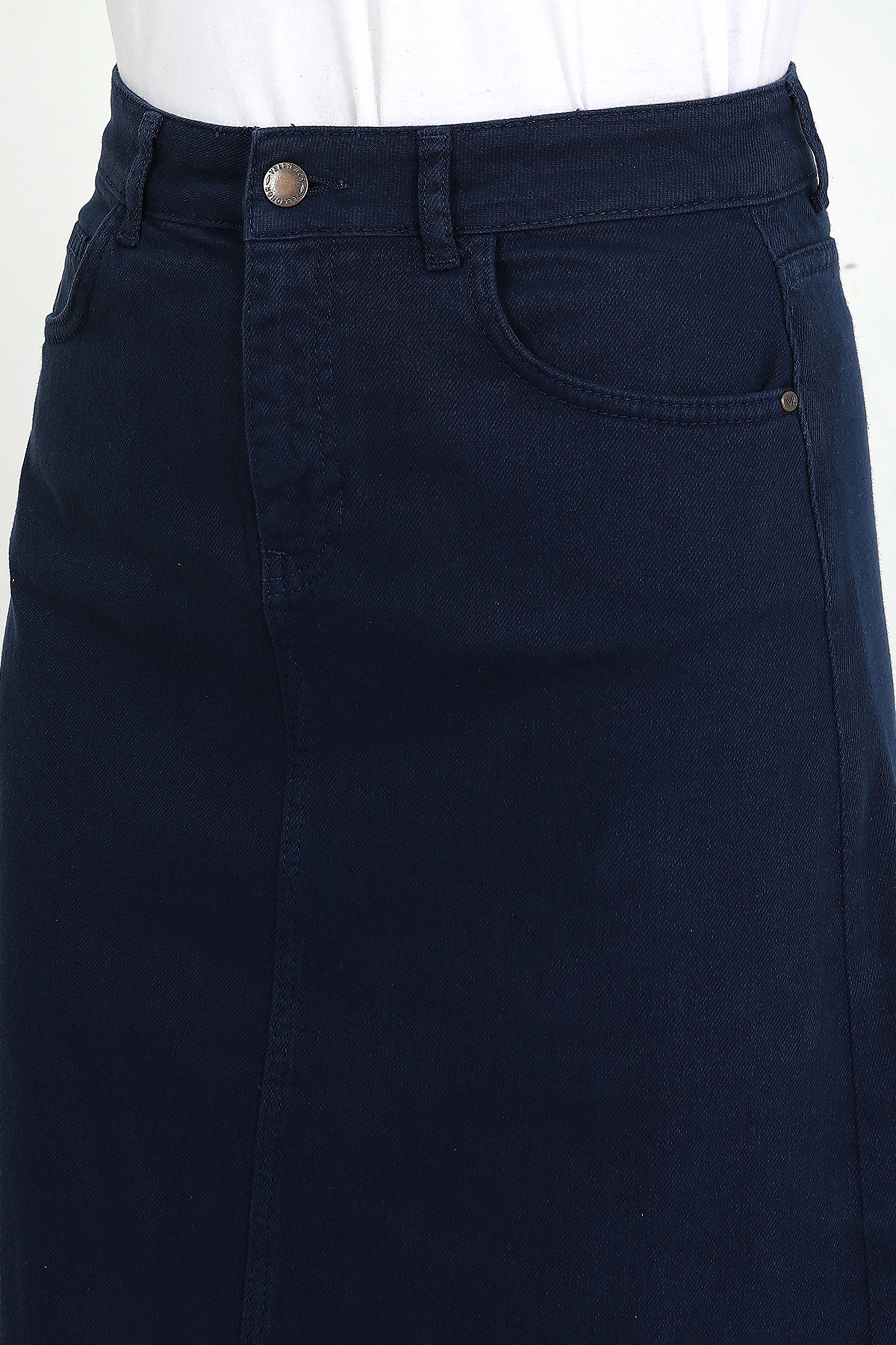 Tesettür Etek Lacivert