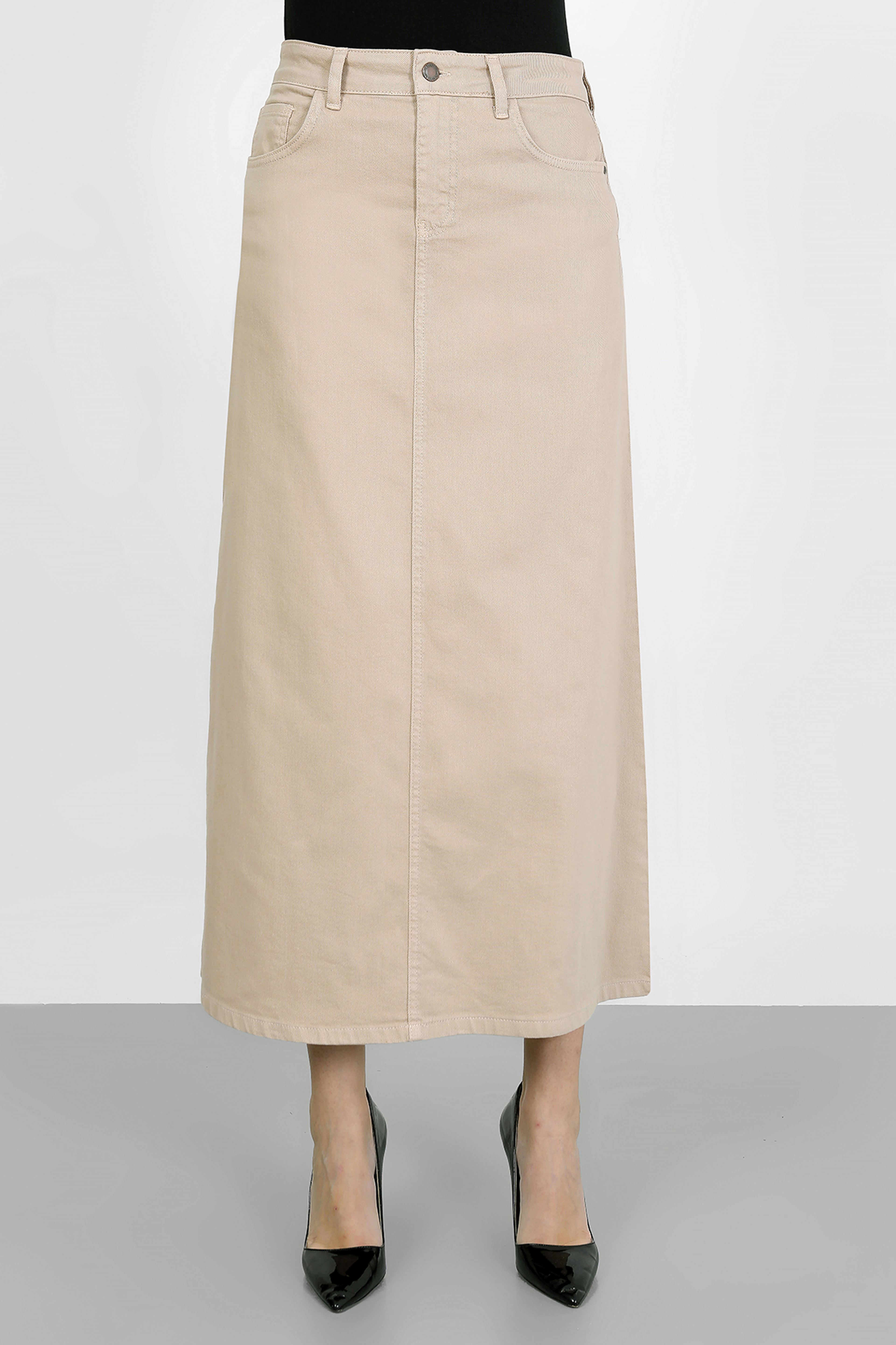 Tesettür Etek Badem