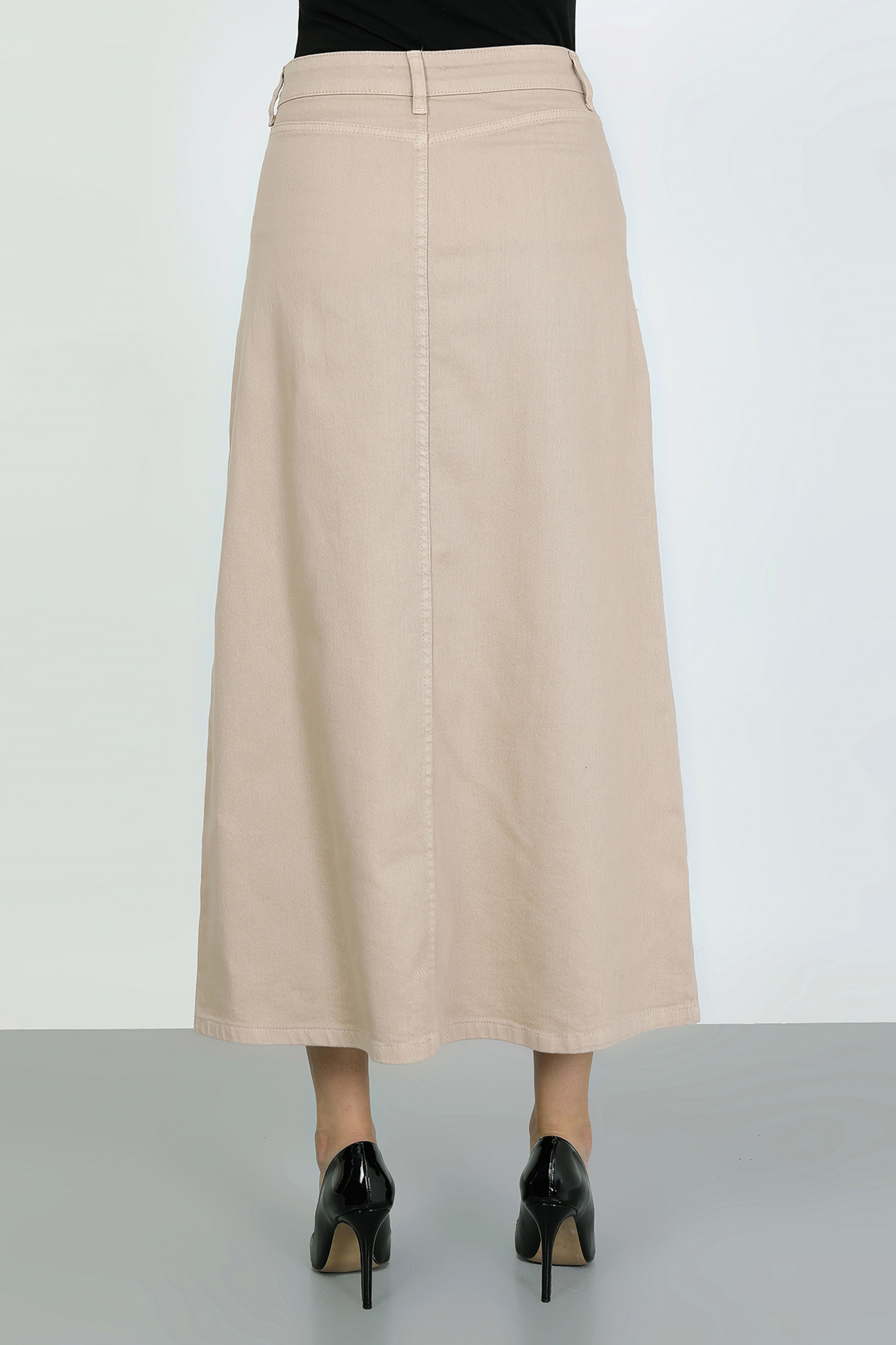 Tesettür Etek Badem