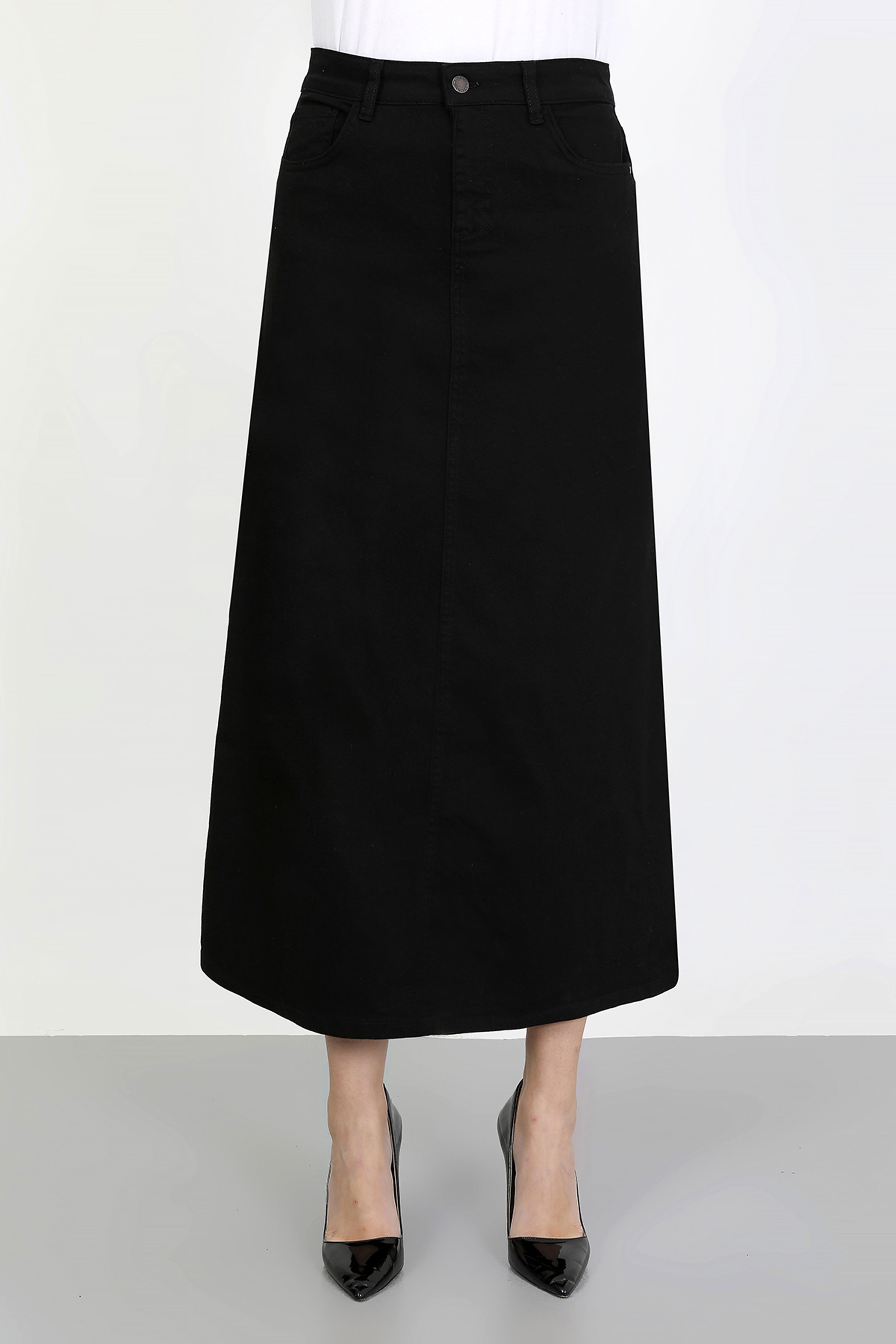 Tesettür Etek Siyah