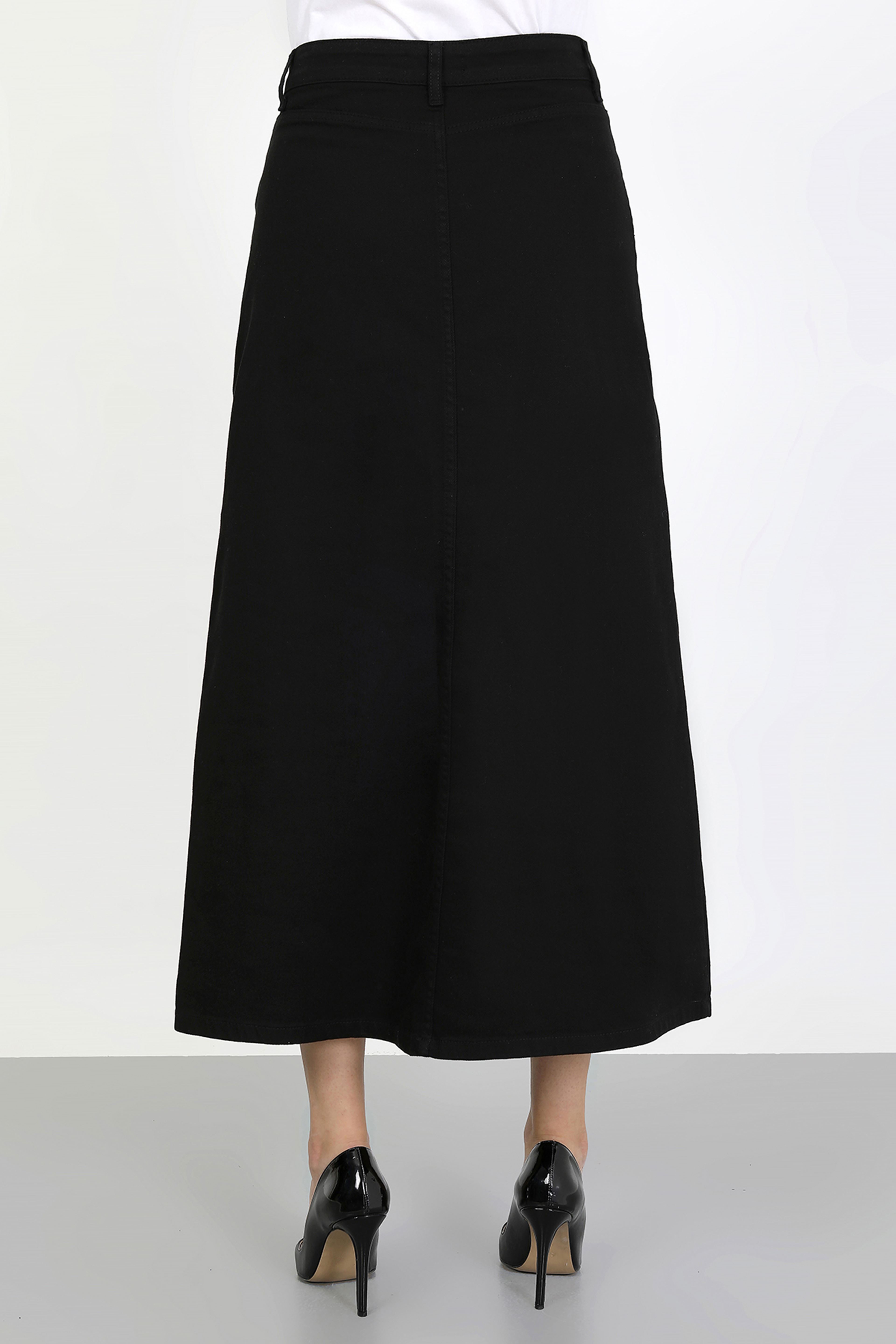 Tesettür Etek Siyah