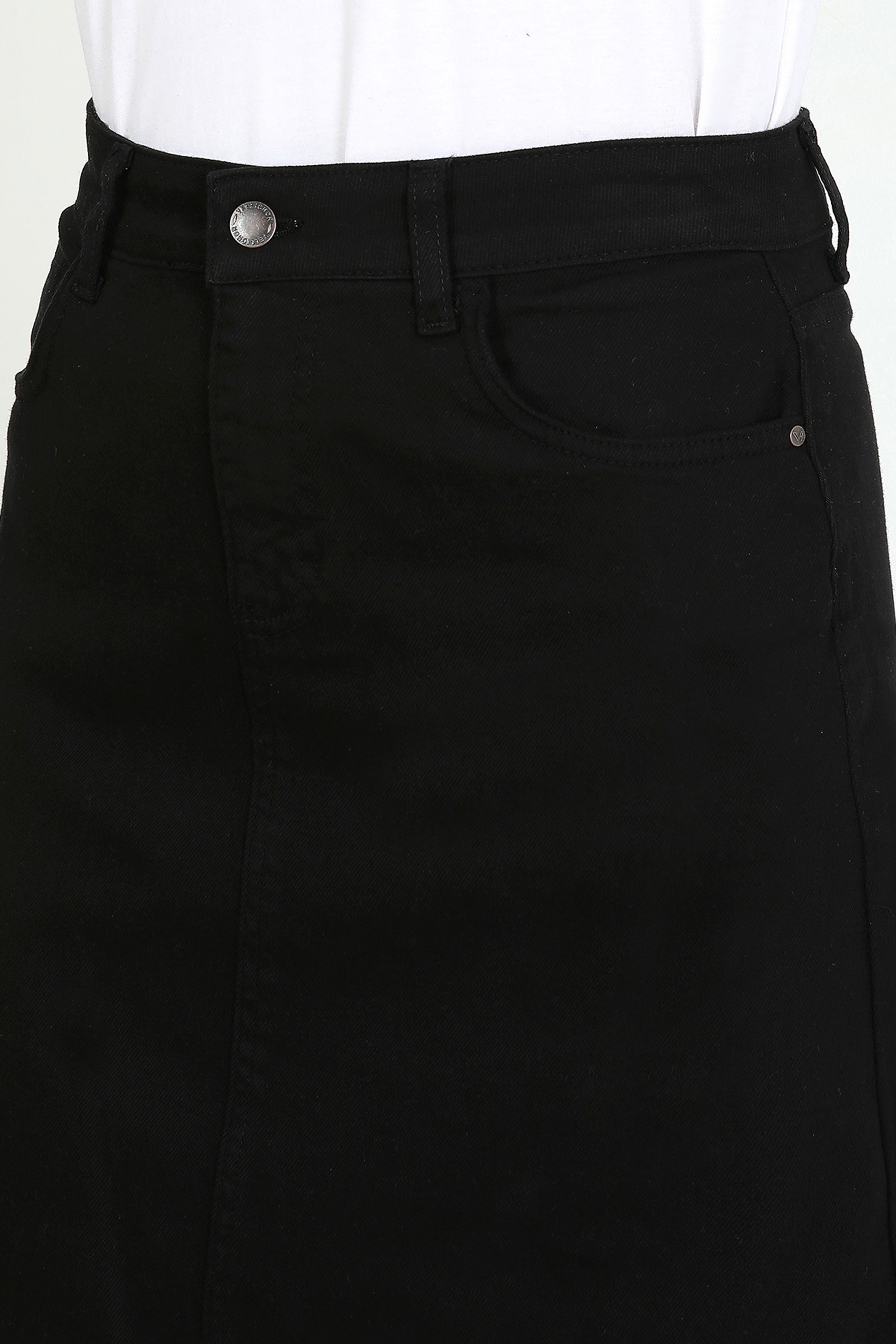 Tesettür Etek Siyah