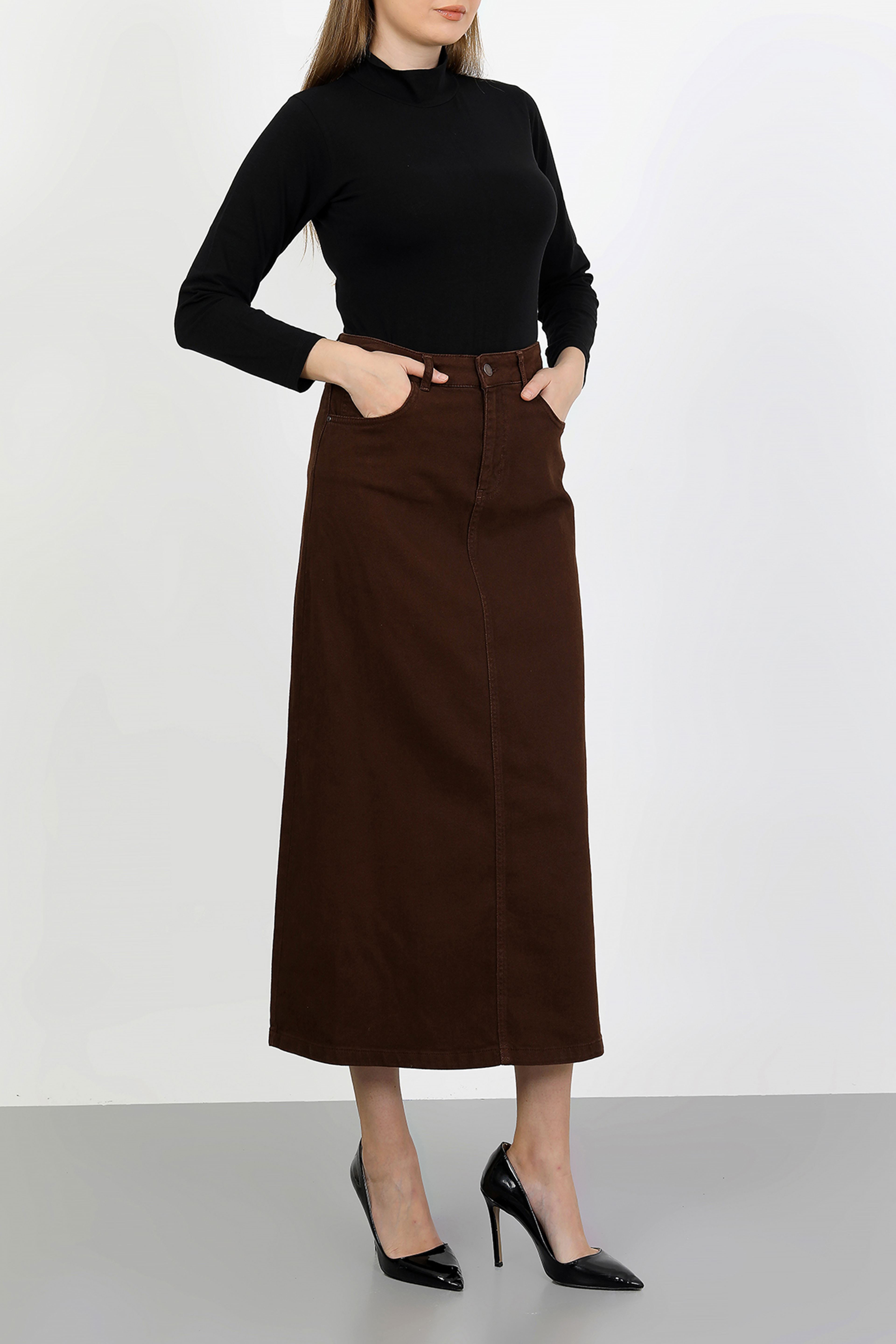 Hijab Skirt Brown