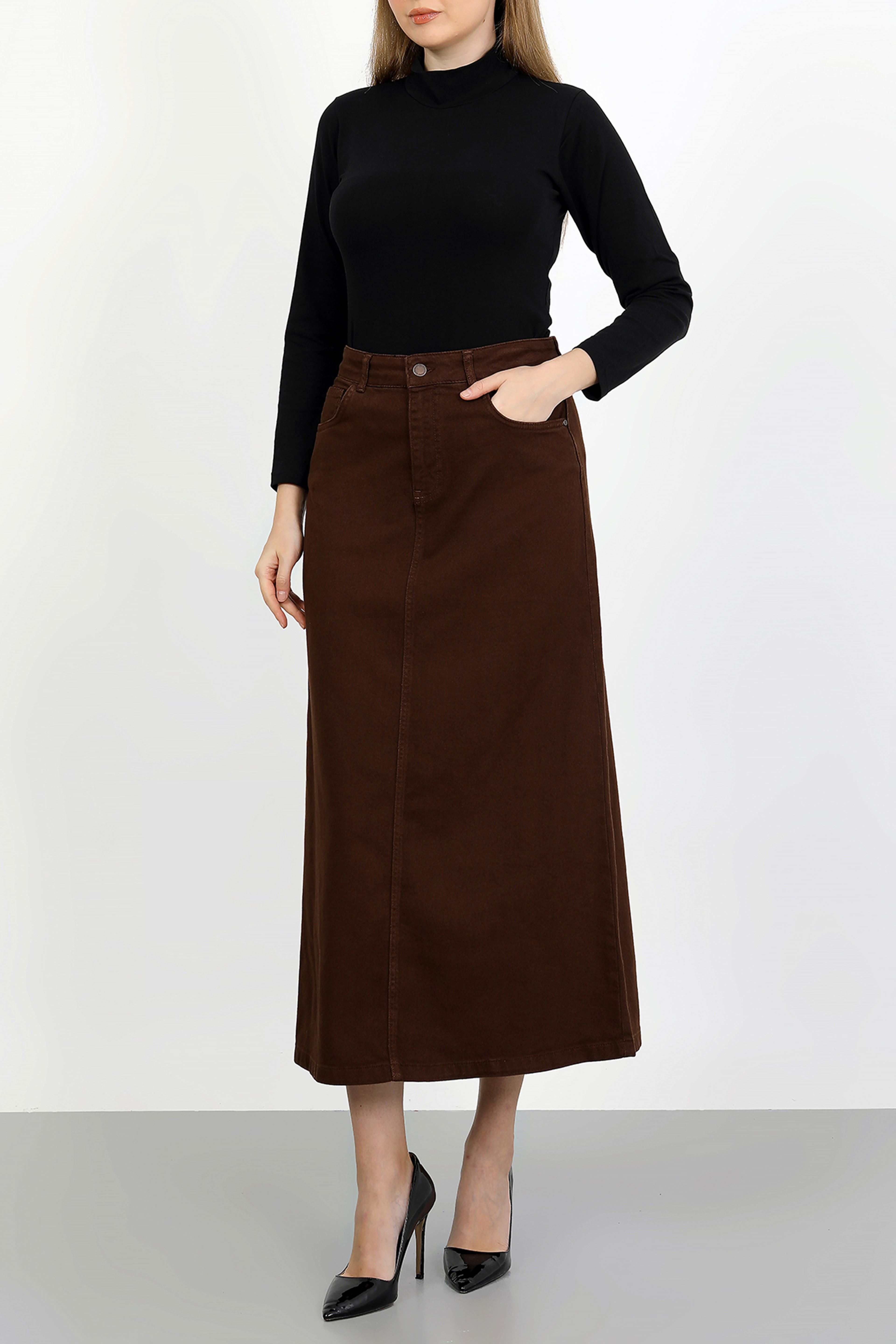 Hijab Skirt Brown