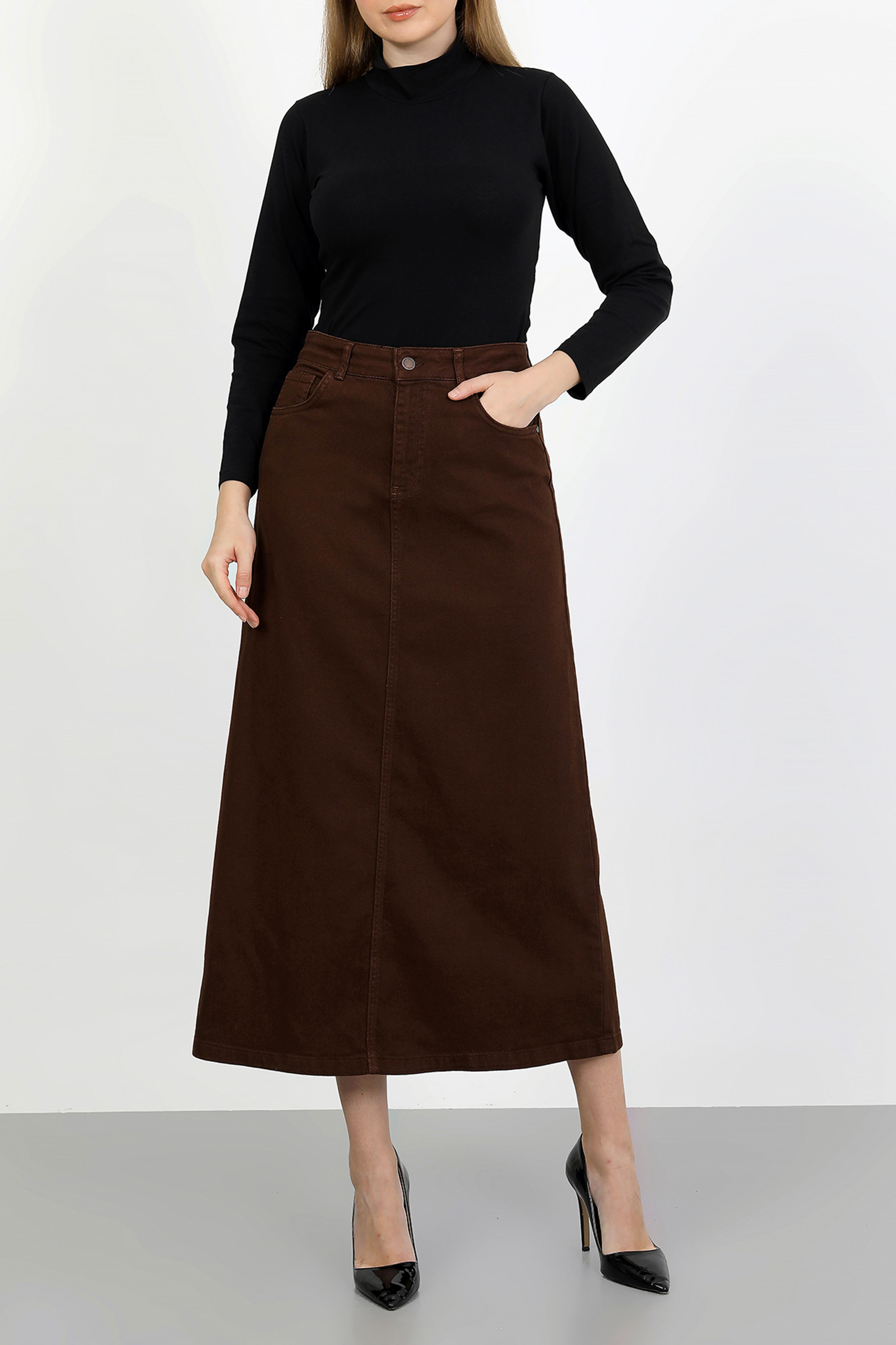 Hijab Skirt Brown