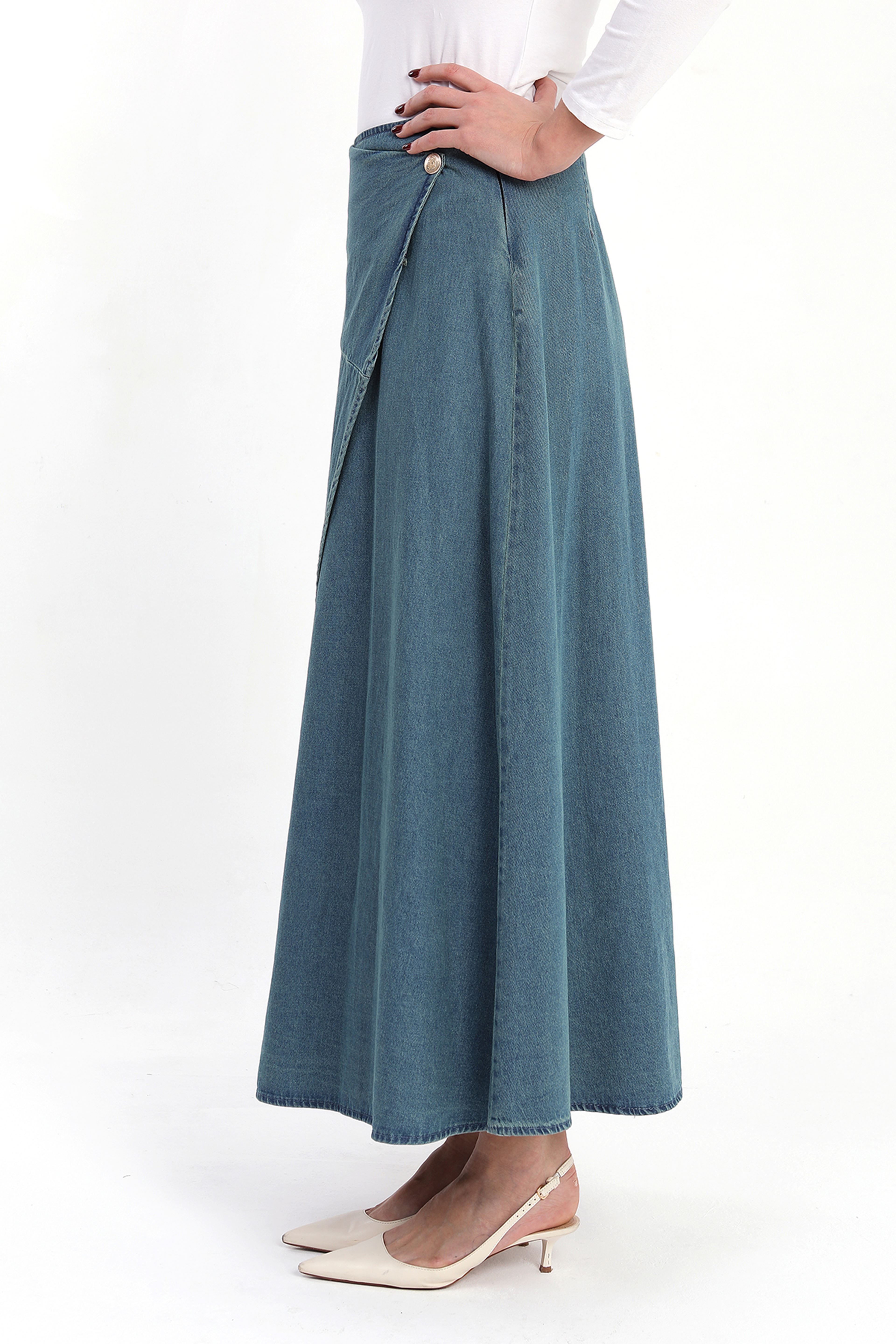 ÖNÜ  PARÇALI KOT ETEK