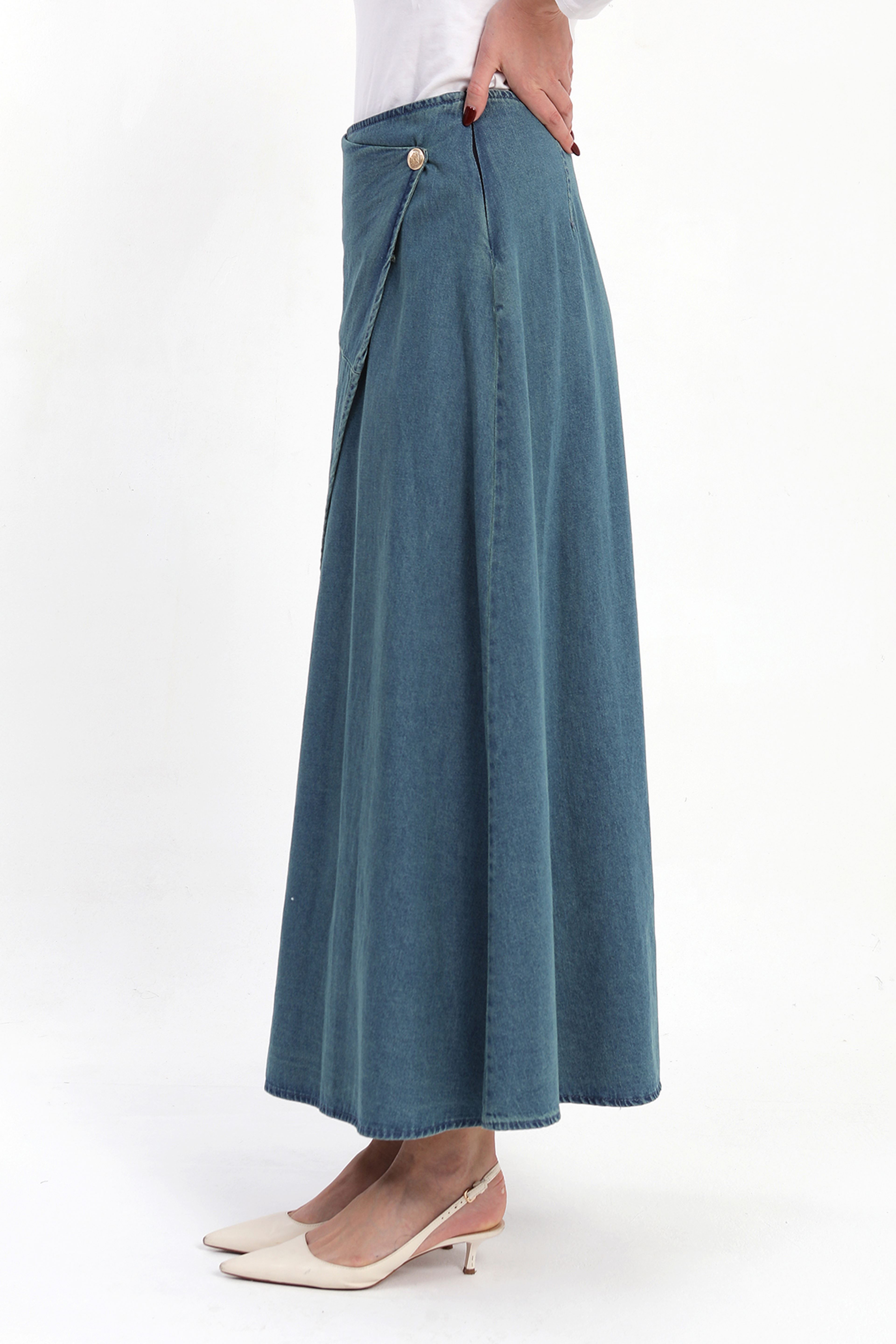 ÖNÜ  PARÇALI KOT ETEK