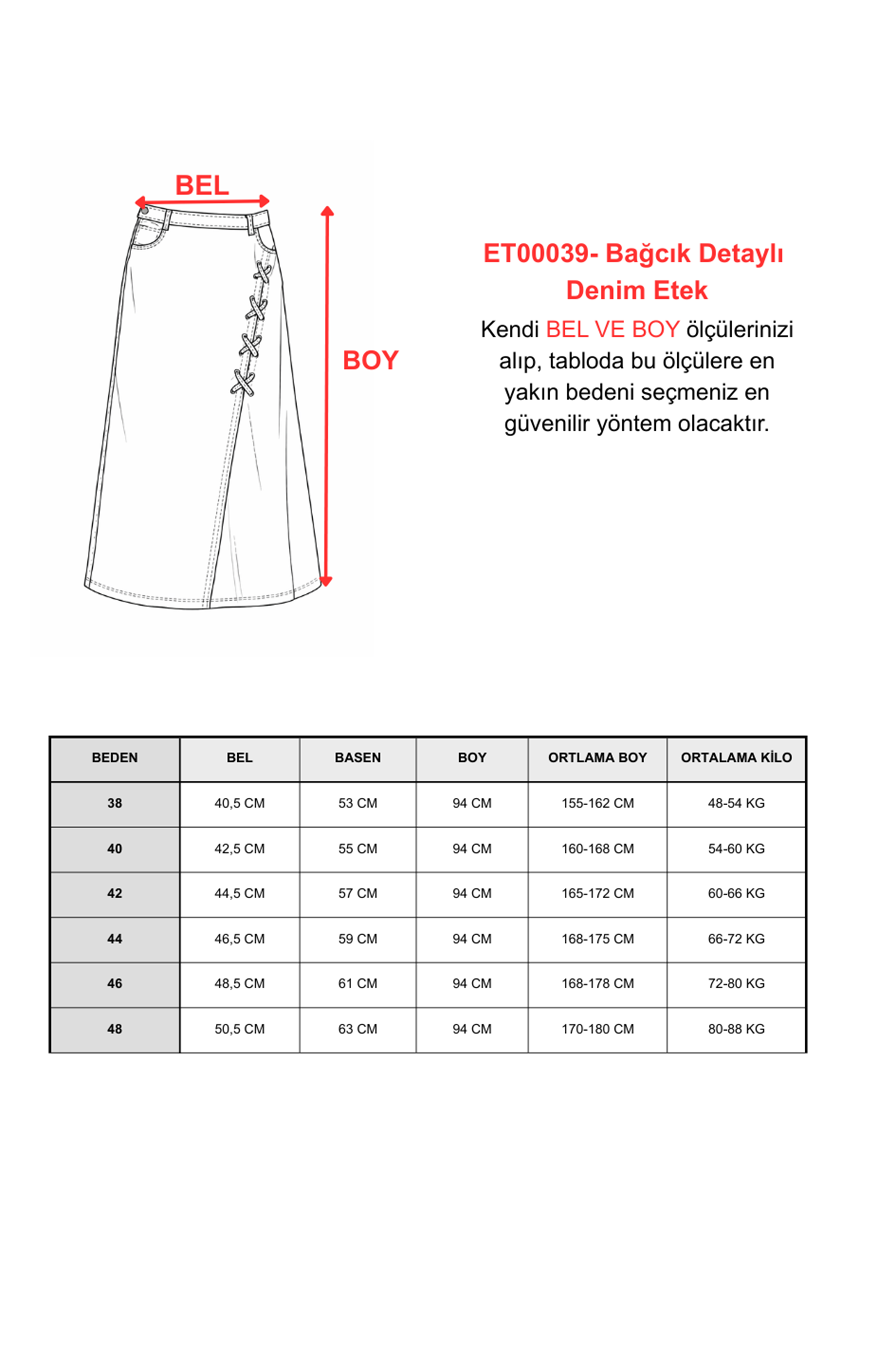 BAĞCIK DETAYLI DENİM CEKET VE ETEK-AÇIK FÜME