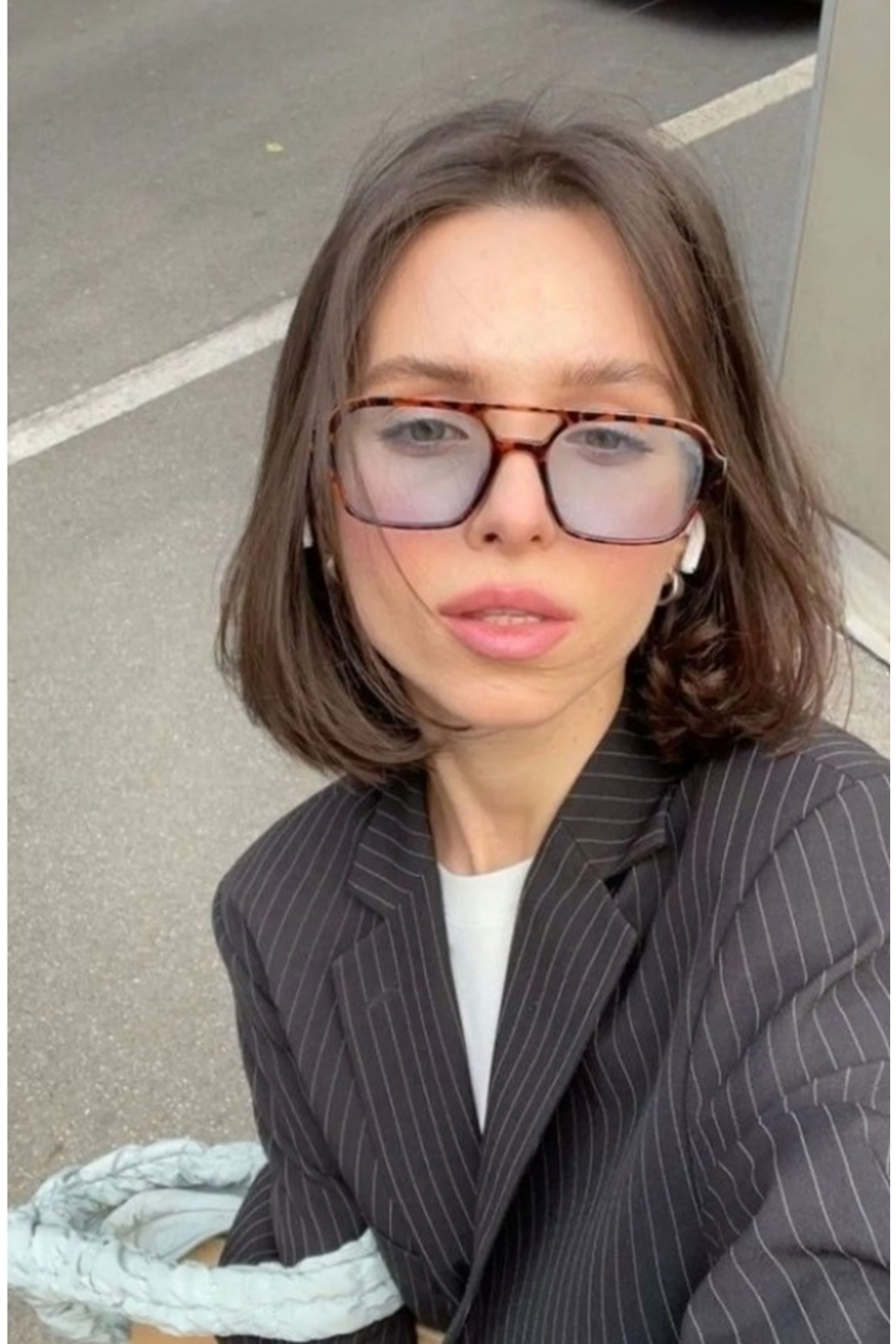 Kalın Çerçeve Dikdörtgen Klasik Gözlük