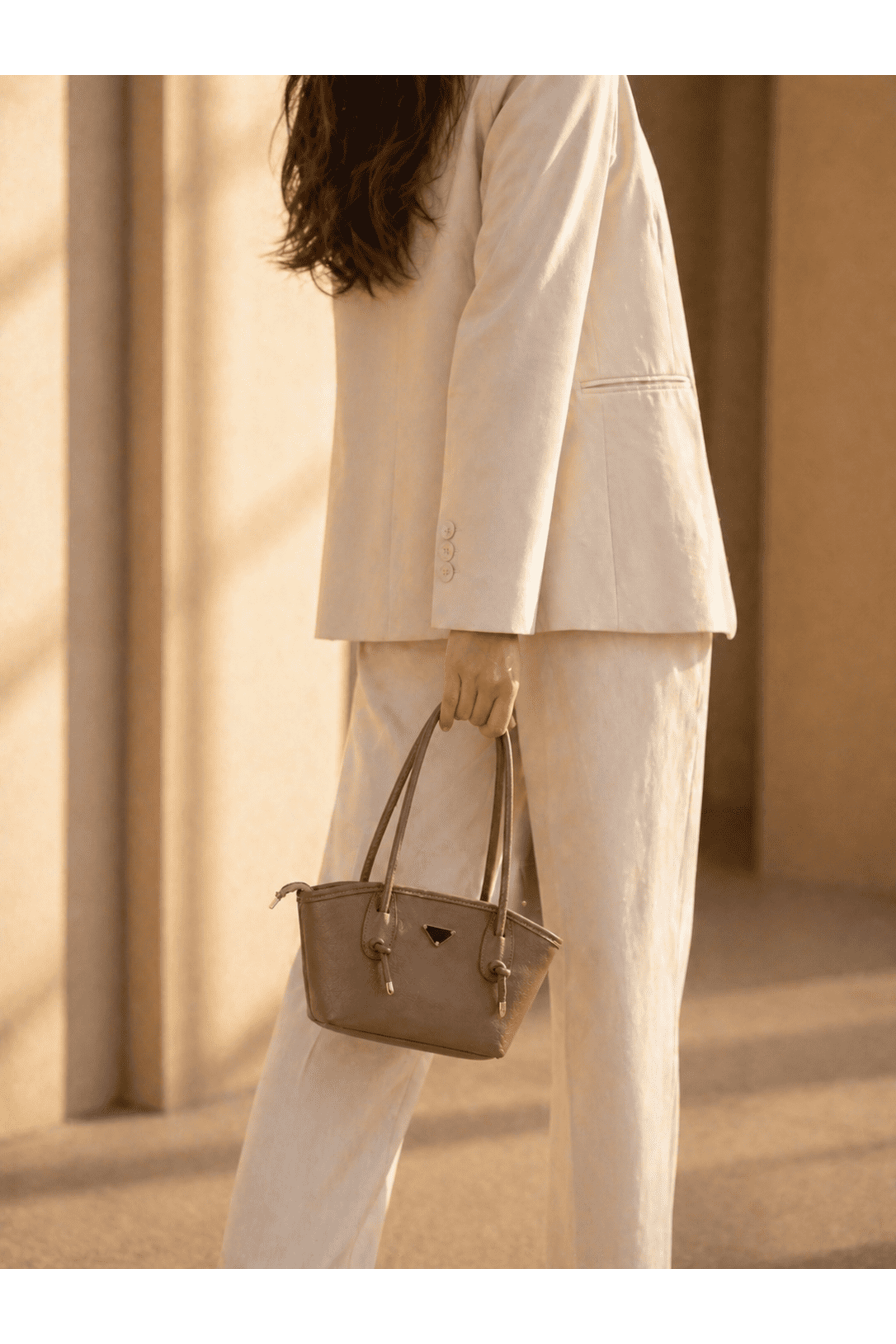 Mini Şık Omuz Çantası – Günlük Kullanım- BEJ