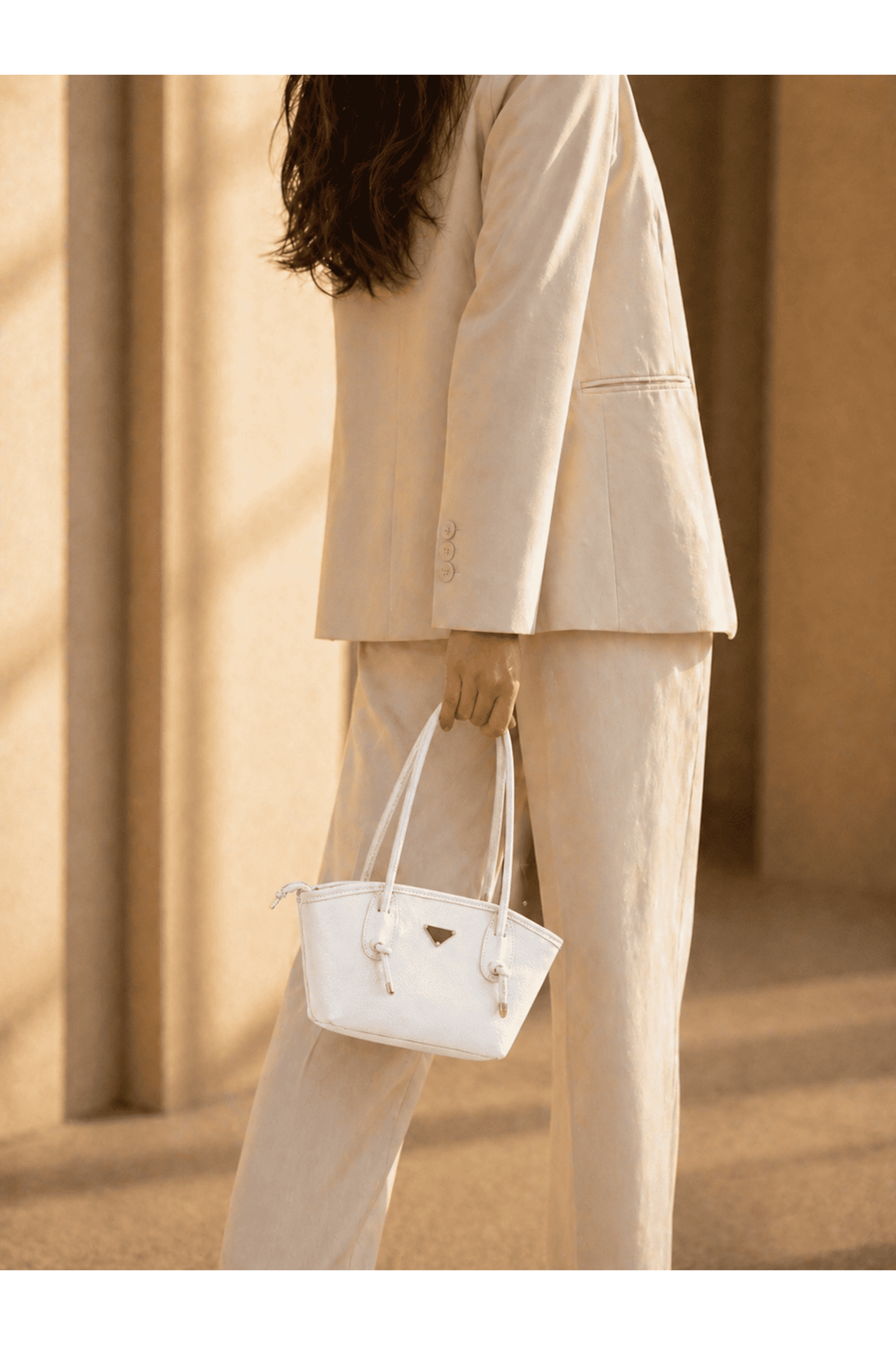Mini Şık Omuz Çantası – Günlük Kullanım- BEYAZ