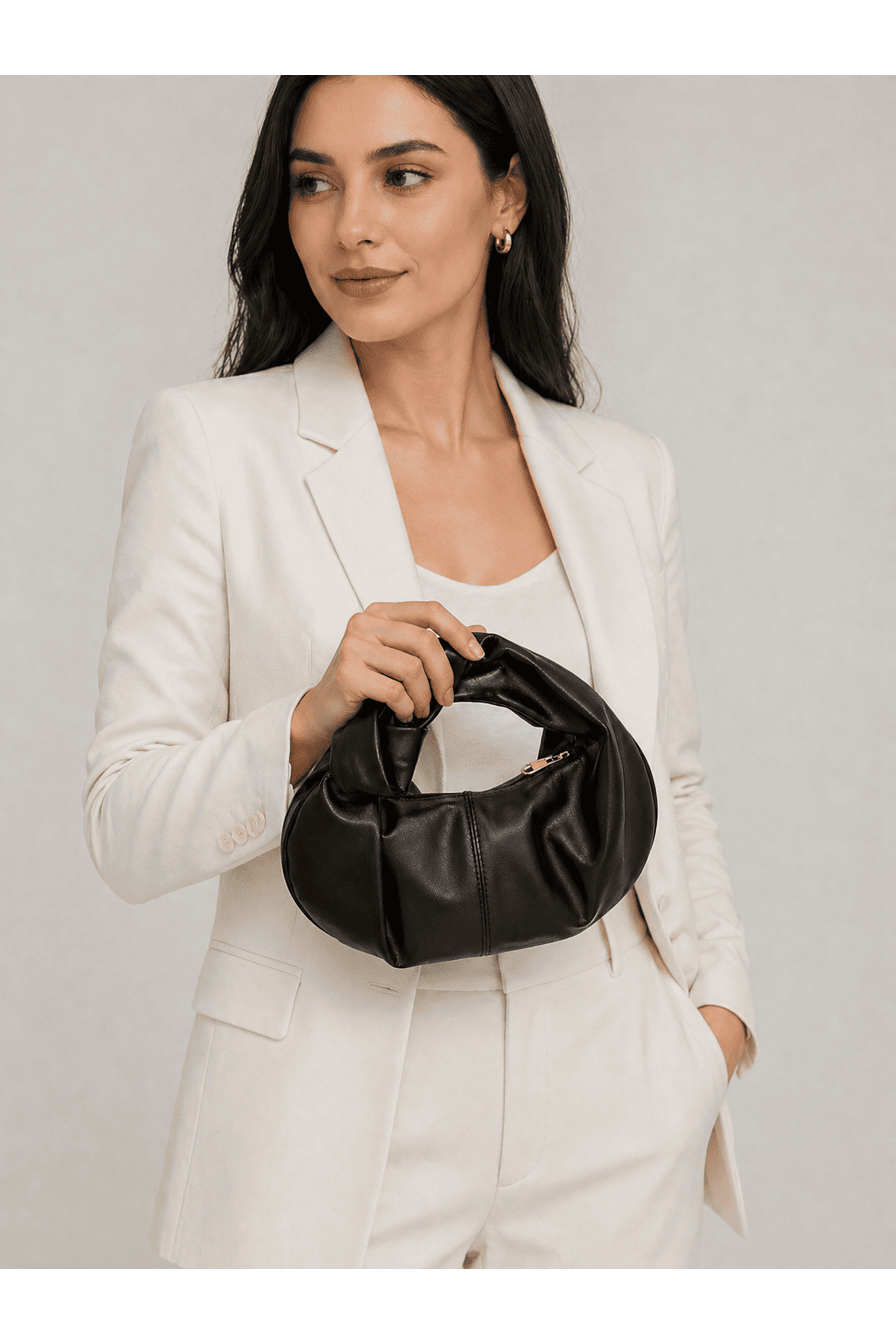 Düğümlü Modern Kadın El Çantası