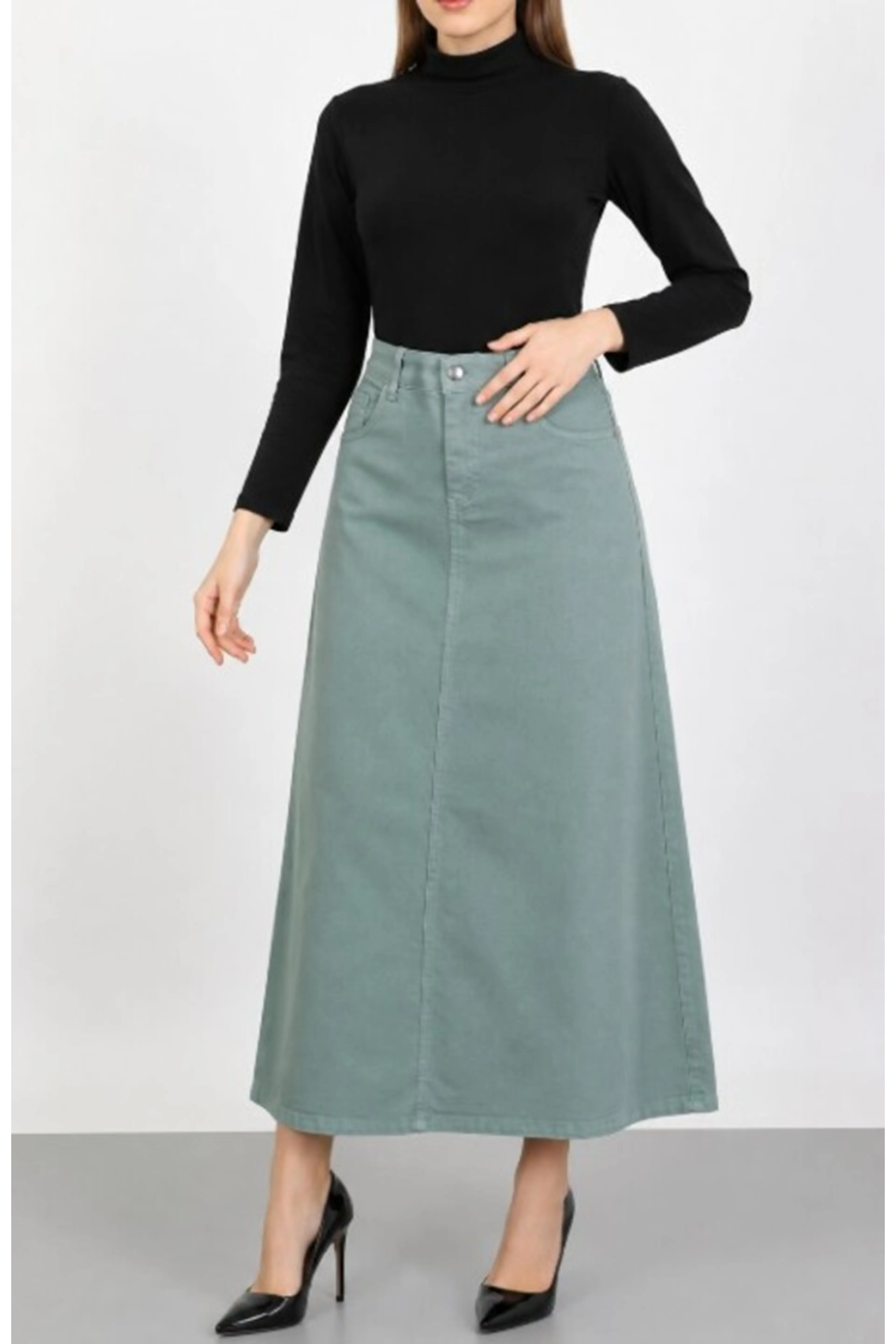 Hijab Skirt green