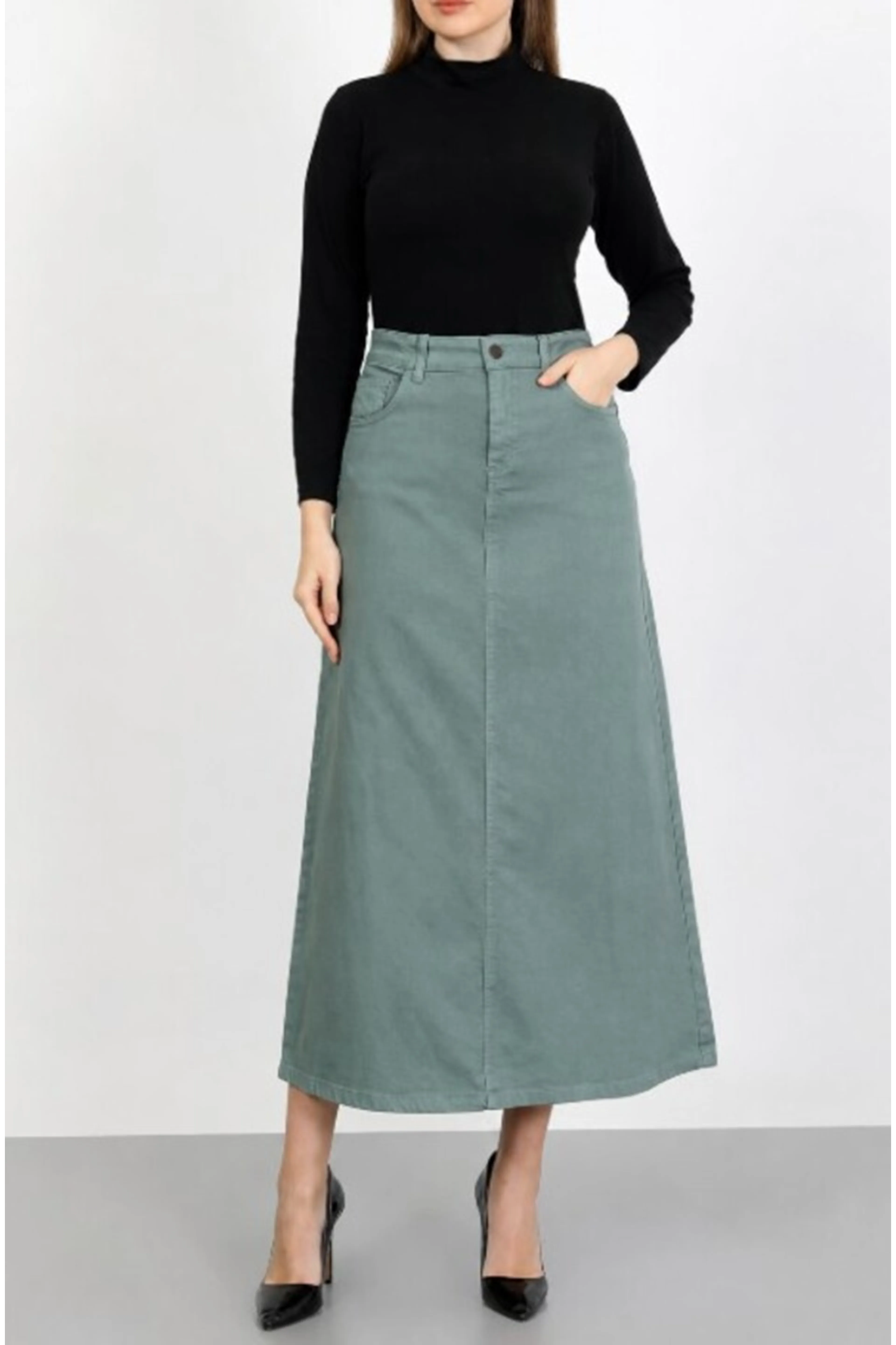 Hijab Skirt green