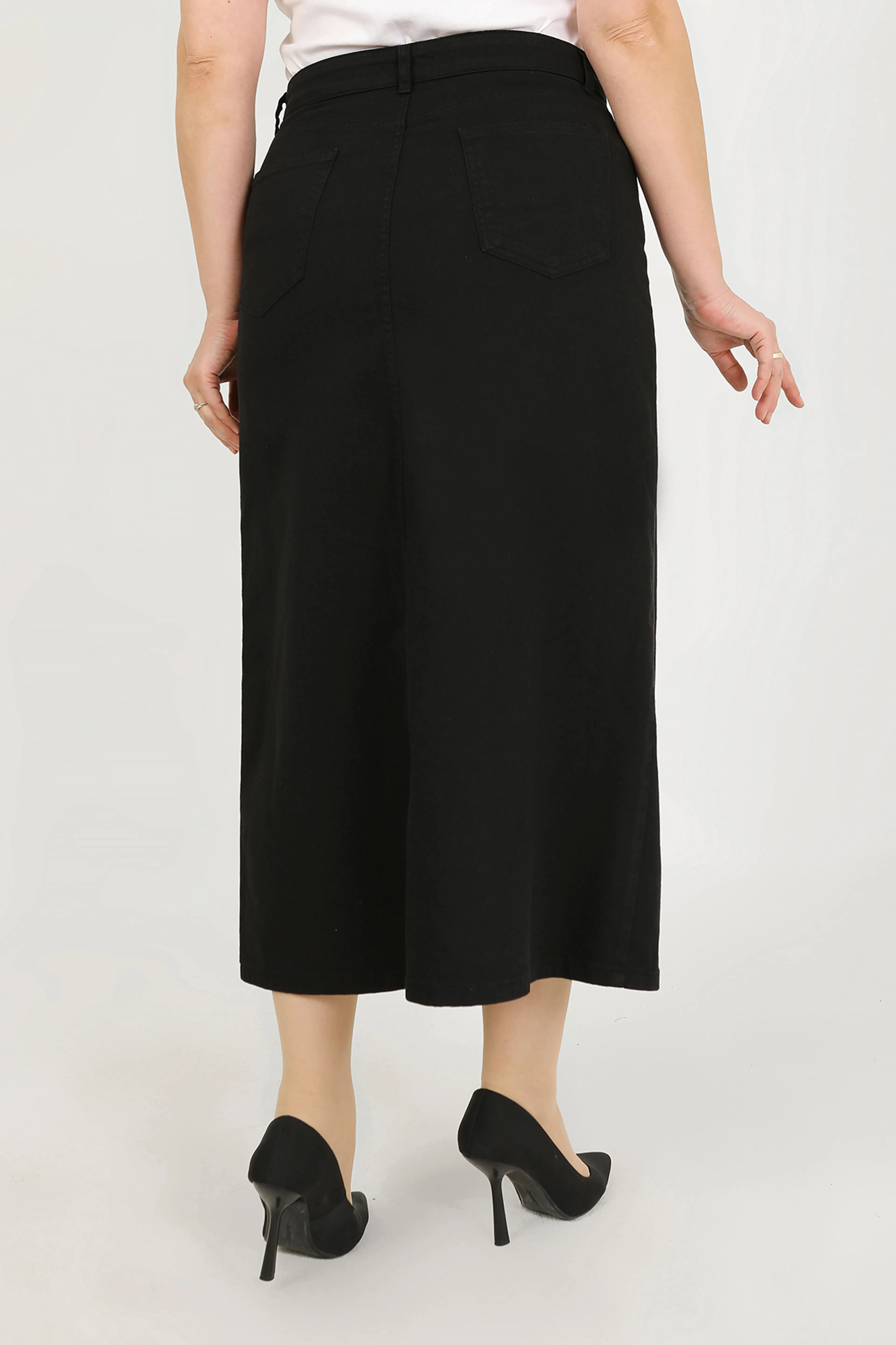 Plus Size Modest Skirt – Navy Blue