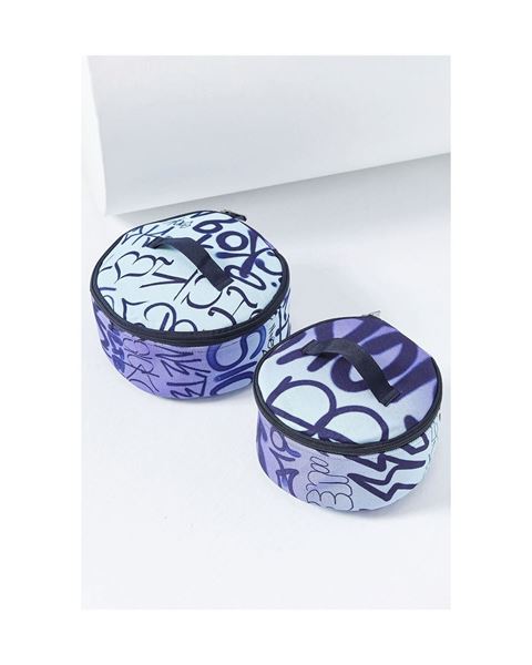 Tekli Büyük Boy Makyaj Çantası Mor-1161