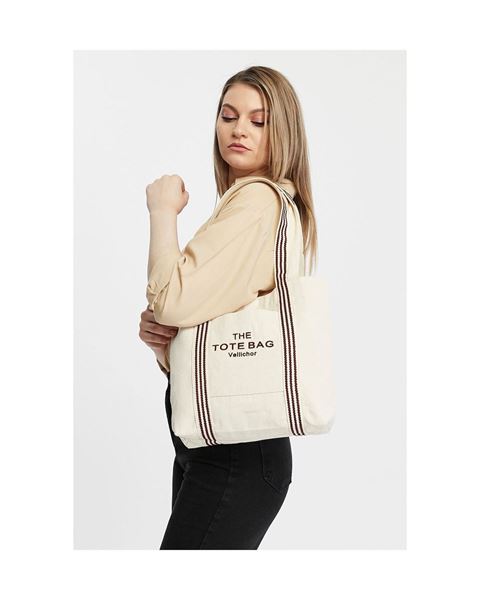 حقيبة كتف من القماش / بورجوندي