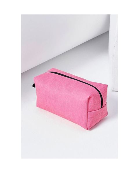 حقيبة مكياج وردية