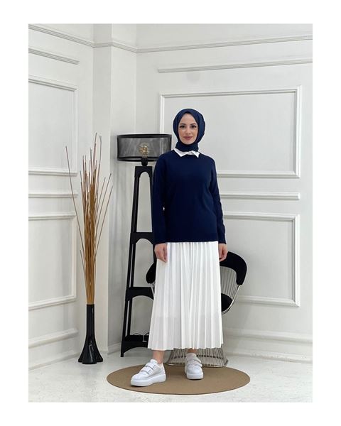 كنزة تريكو – كحلي