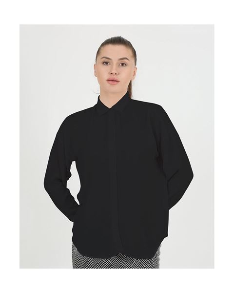 Oversized Loose Shirt – Black