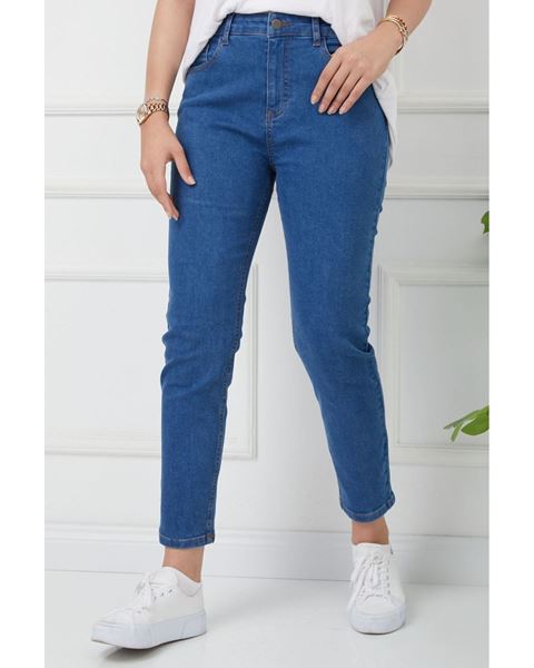 Doğal Kumaşlı Kot Pantolon Açık Mavi-194