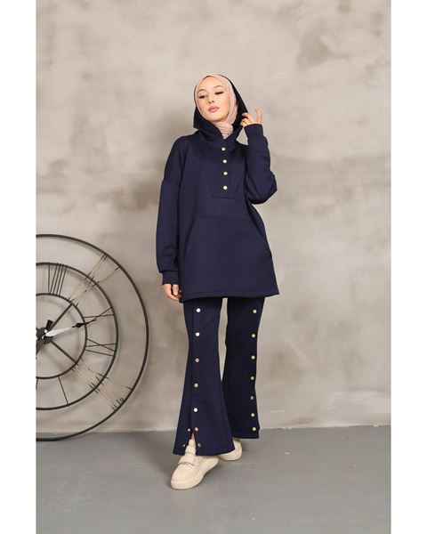 مجموعة غوص كاملة بشريط سناب-باند باللون الأزرق الداكن