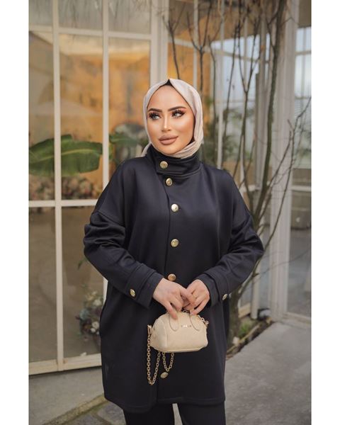 بدلة غوص بطوق رجالي باللون الأسود