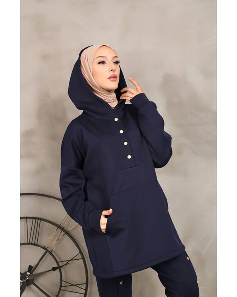 مجموعة غوص كاملة بشريط سناب-باند باللون الأزرق الداكن