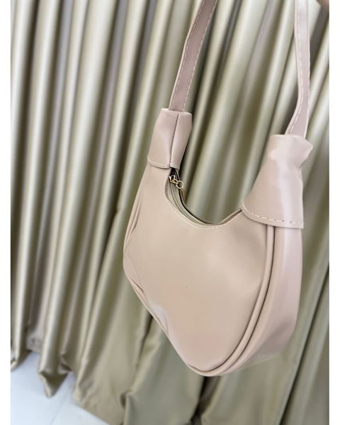 كيس باجيت بيضاوي الفم كريم