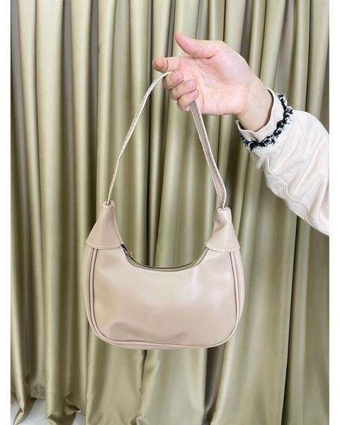 كيس باجيت بيضاوي الفم كريم