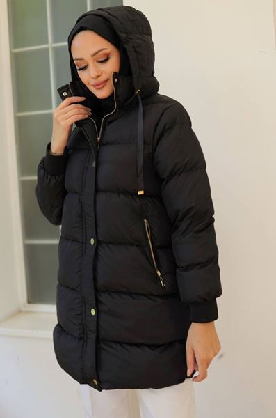 جاكيت منتفخ أسود