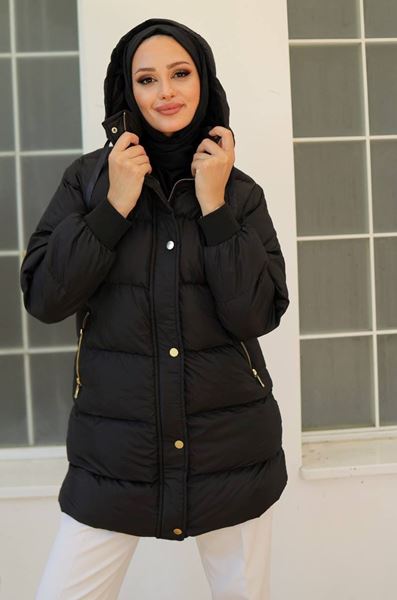 جاكيت منتفخ أسود