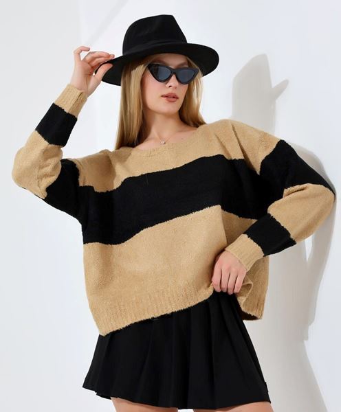 سترة أرجوانية اللون، سترة من المنك الأسود