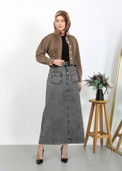 تنورة حجاب سوداء