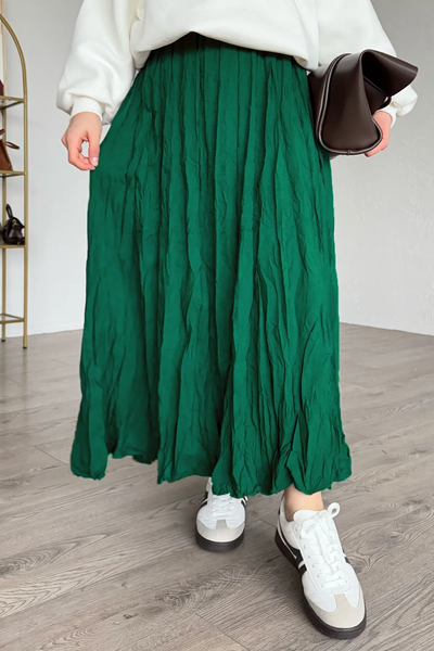 تنورة سحق خضراء