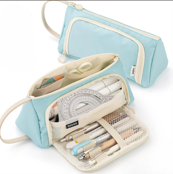 حافظة أقلام، ملحقات أدوات مكتبية للسفر، حقيبة مكياج، منظم مكتب، فيروزي hafizat 'aqlamu, mulhaqat 'adawat maktabiat lilsafari, haqibat mikyaji, munazim maktabi, firuziun