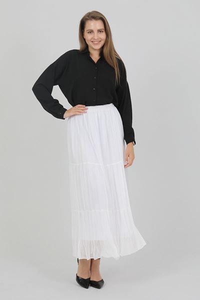  قميص واسع بقَصّة كبيرة – أسود