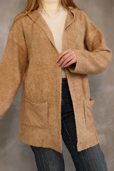 YUMUŞAK DOKULU UZUN HIRKA BEJ