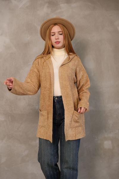 YUMUŞAK DOKULU UZUN HIRKA BEJ