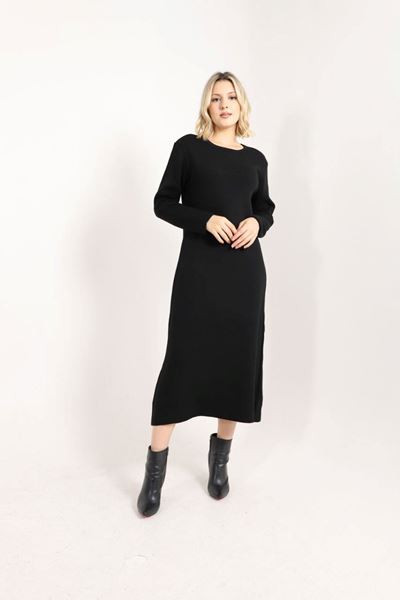 Kadın Uzun Kollu Triko Elbise