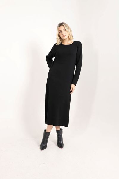 Kadın Uzun Kollu Triko Elbise