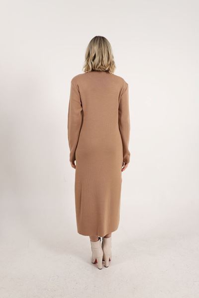 Kadın Uzun Kollu Triko Elbise 