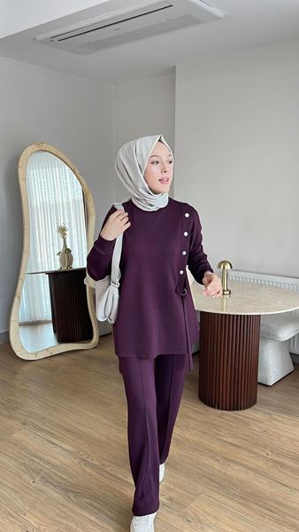 ÇIT ÇIT DETAYLI OYSHO TAKIM-MOR