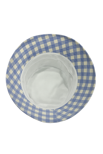 MAVİ BEYAZ ÇZİGİLİ ŞAPKA