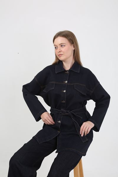 KADIN KOT TAKIM- JEAN CEKET VE PANTOLON