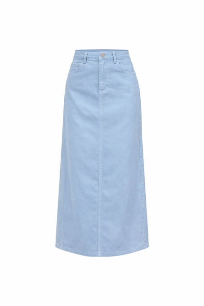 تنورة حجاب زرقاء فاتحة